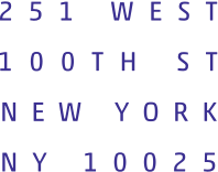 Ansche Chesed's Address: 251 West 100th Street, New York, NY 10025